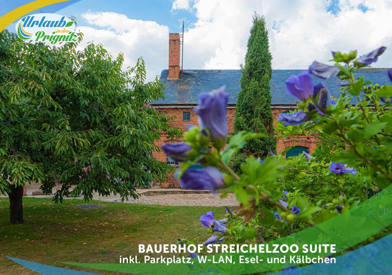 Bauernhof-Streichel-Zoo-Kombi-Familien-Suite-Im-Wald-Am-See Gulow Eksteriør bilde