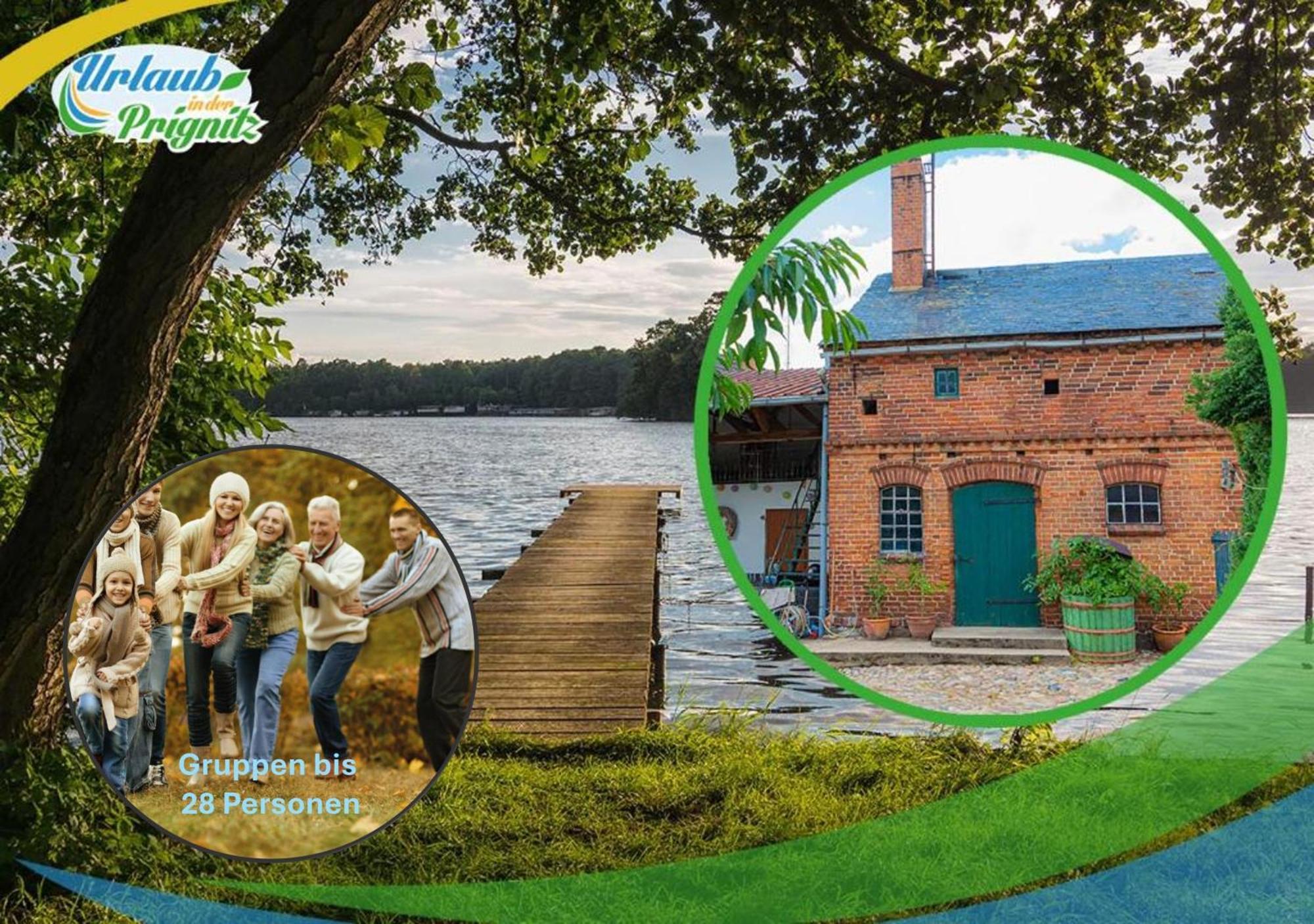Bauernhof-Streichel-Zoo-Kombi-Familien-Suite-Im-Wald-Am-See Gulow Eksteriør bilde